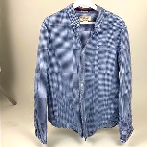 Blue/White Checkered Dress Shirt